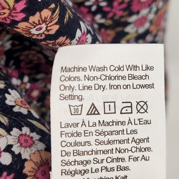 J. Crew Button-up Floral Mini Dress in Sunny Meadow Peasant Cottage-core Women M - Picture 5 of 14